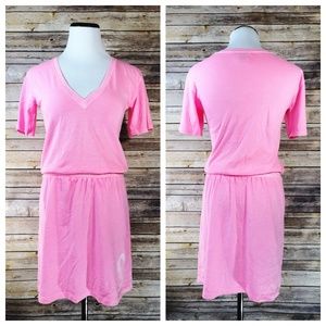 PINK Victoria's Secret Light Pink Knit Tunic Dress